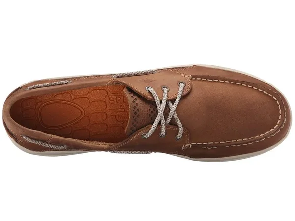 Sperry Men's Gamefish 3-Eye Boat Shoe - Dark Tan 8.5