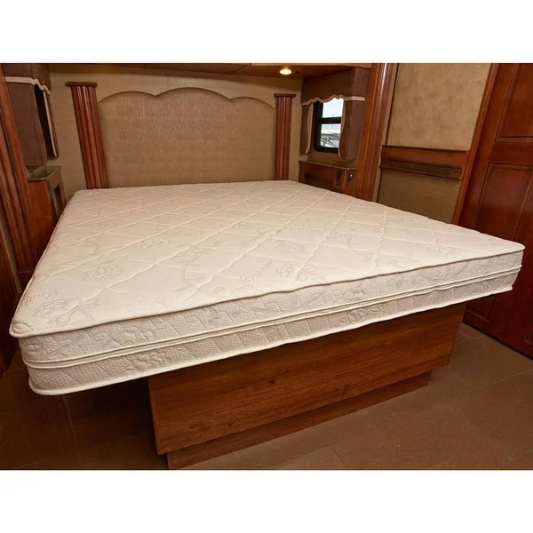 Innerspace Luxury Products 8-Inch RV Luxury Deluxe Reversible Memory Foam Mattress, Short Queen
