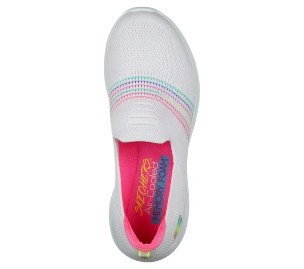 Skechers Sport Ultra Flex-Serene Aura 7.5 Women's White