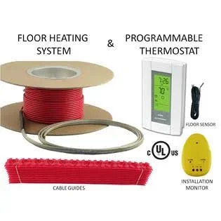 Warming Systems Inc. Floor Heat Electric Tile Radiant Warm Heated KT 90sqft