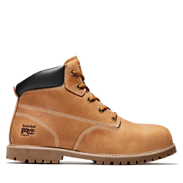 Timberland Pro Men's 6 in. Gritstone Steel Toe Work Boot - Wheat