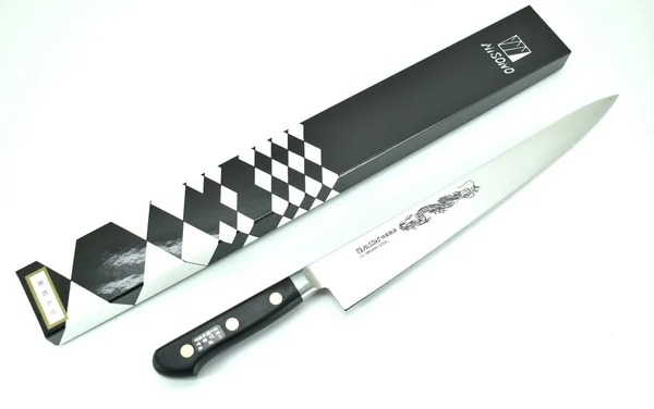 Misono Professional EU Sweden Steel - Sujihiki, w/Dragon Engraving 300 mm