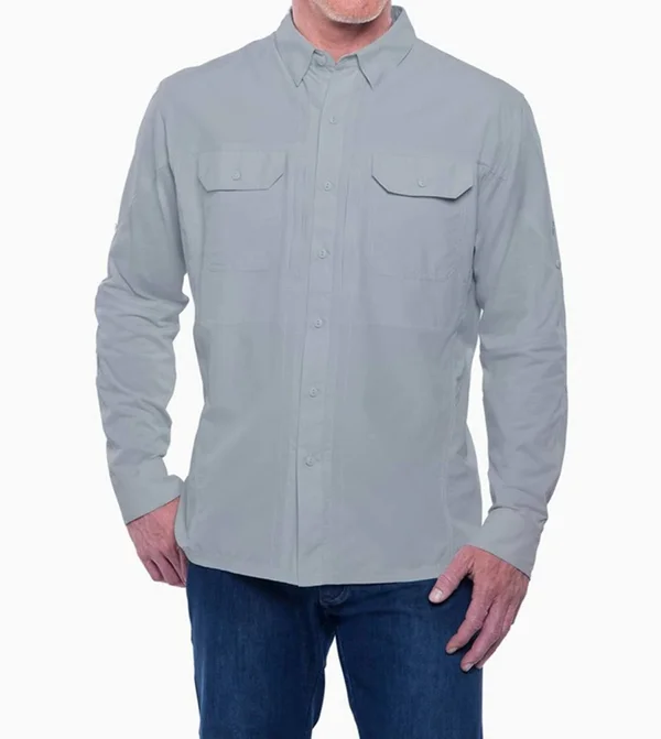Kuhl Airspeed Long Sleeve Shirt Men's, Slate, XXL
