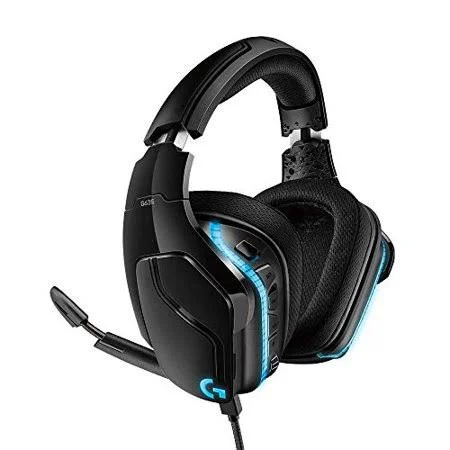Logitech G635 DTS - x 7.1 Surround Sound Lightsync RGB PC Gaming Headset, Black