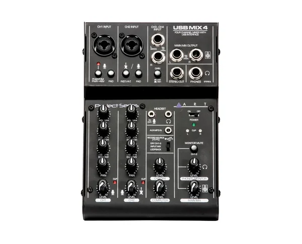 Art USBMix4 4-Channel Mixer & USB Interface