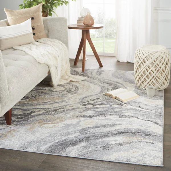 Vibe by Jaipur Living Ferris Gatlin FRR05 Gray Area Rug 5&x7&6x22