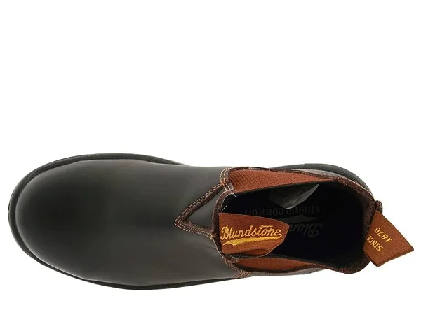 Blundstone Steel Toe Cap Work Boot 172 - Adult Unisex, Size: 12, Brown