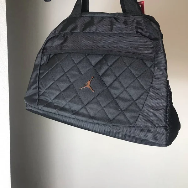 Newnike Jordan Jumpman Logo Black Medium Duffle Bag