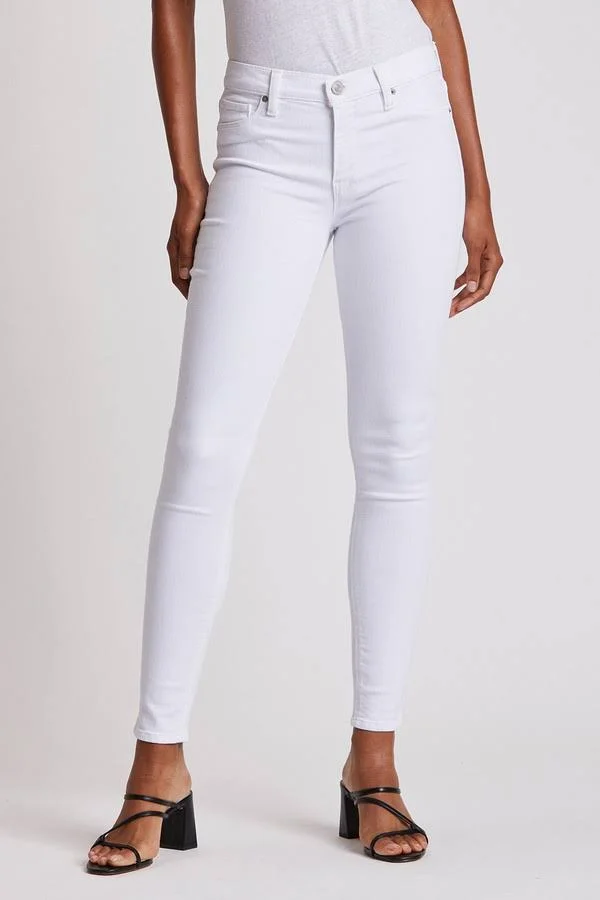 Hudson Jeans - Nico Mid-Rise Super Skinny Ankle Jean, White
