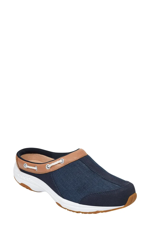 Women's Easy Spirit Travelport Clog - Size 9 WW - Blue