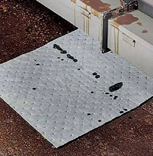 Oil-Dri L91003 Absorbent Pad - universal, gray, pk200