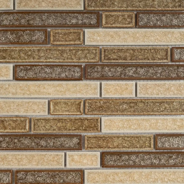 Roman Art Series Mario Glass Mosaic Tile Supreme Tile Color: Brown