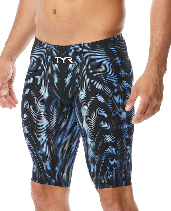 TYR Men's Venzo Genesis Jammer Swimsuit Blue 30 VZNLW6A