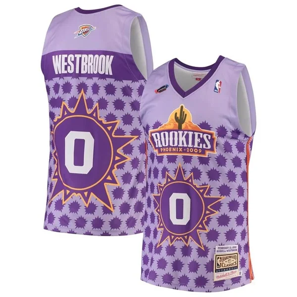 Russell Westbrook Oklahoma City Thunder Mitchell & Ness Hardwood Classics 2009 NBA Rising Stars Challenge Authentic Jersey –