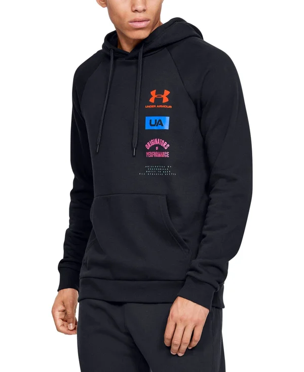 Under Armour Men's Rival Fleece Hoodie - Black
