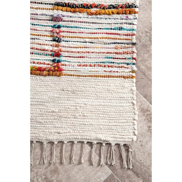 nuLOOM Cormier Flatweave Geometric Area Rug - 5& x 8&, Cream