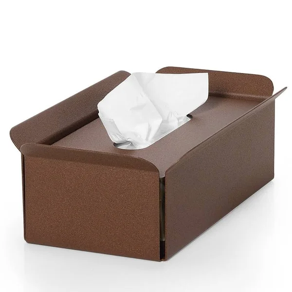 WS Bath Collections Complements Bandoni Free Standing Tissue Box Cover; Rust