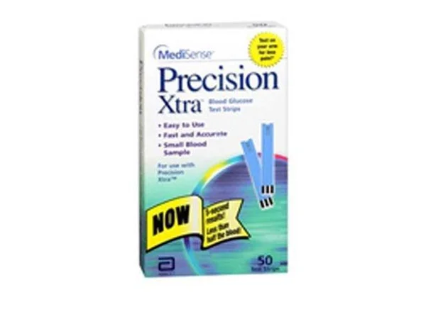 Precision Xtra Test Strips - Blood Glucose - 50 test strips