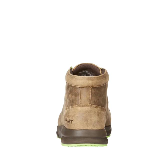 Ariat 10023191 Men's Spitfire Brown Bomber Lime 8 - EE