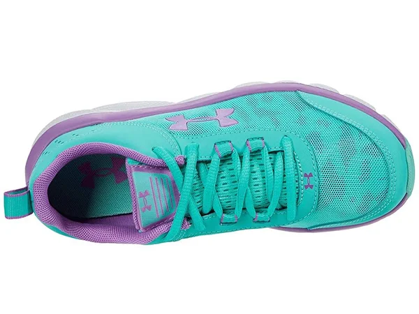 Under Armour Youth Assert 8 Running Shoes - Green, 6.5