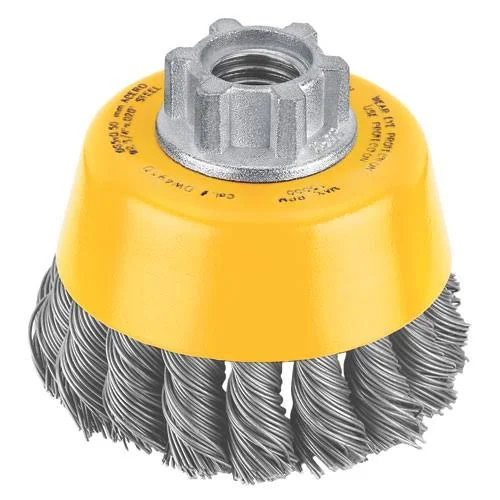 DeWalt DW4916 Knotted Wire Cup Brush 4 inch - 5 Pak