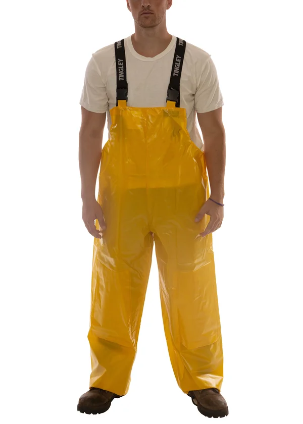 Tingley O22047 Rain Bib Overall, 2XL, Yellow, Unisex