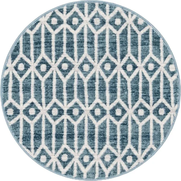Unique Loom Matrix Trellis Diamonds Rug - 9& x 12&, Gray