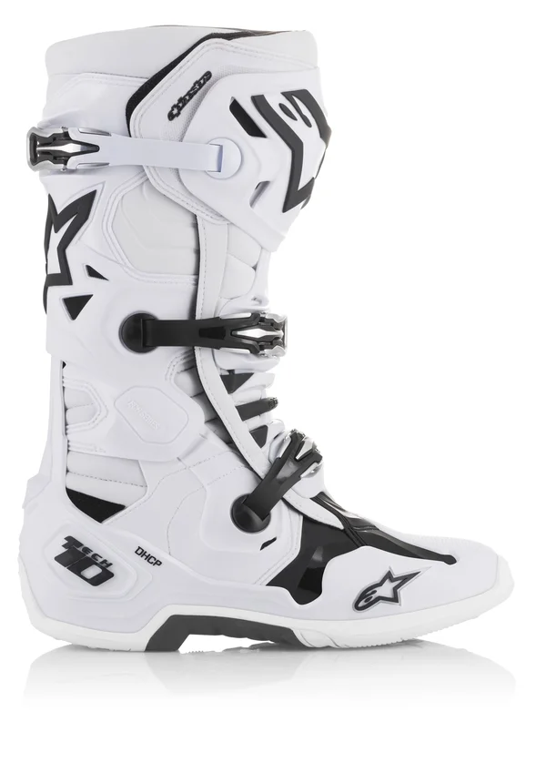 Alpinestars Tech 10 Boots - Grey/Orange/Blue