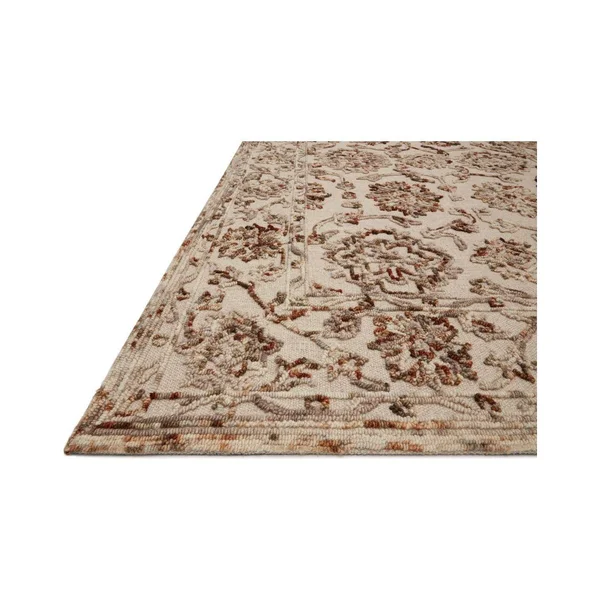 Loloi II Halle HAE-03 Taupe Rust Rug - 3 ft 6 in x 5 ft 6 in