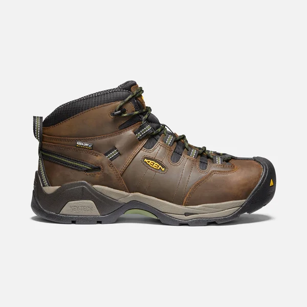 Keen Men's Detroit XT Waterproof Steel Toe Work Boots - Brown