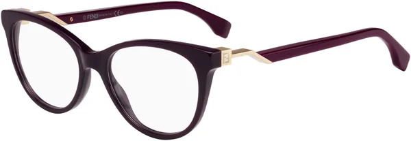 Fendi FF 0201 Eyeglasses - 05BR-PLUM Burg