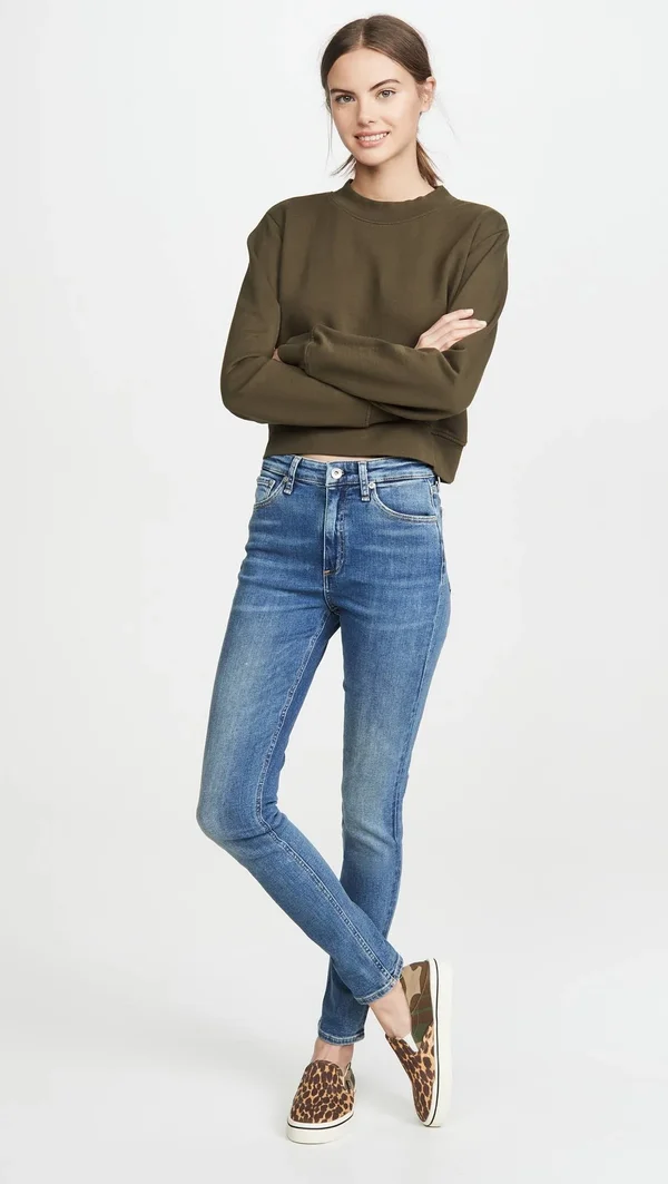 Rag & Bone Nina High-Rise Skinny Women's Jeans Exmoor : 32 28.5