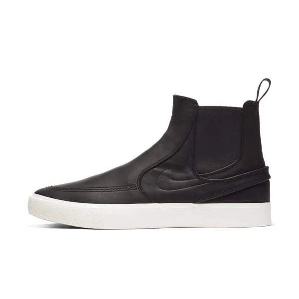 Nike Mens Zoom Janoski Slip Mid RM Leather Shoes - Black/Pale Ivory, Size 11
