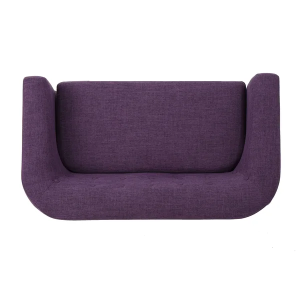 Bridie Mid-Century Fabric Loveseat by Christopher Knight Home (muted Purple)