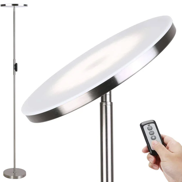 Floor Lamp - 30W/2400Lumes Sky LED Modern Torchiere 3 Color Super Bright