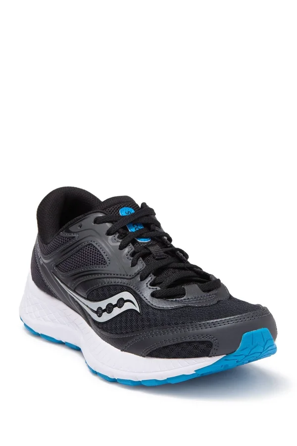Saucony Cohesion 12 Running Shoe - Men's - Black/Blue