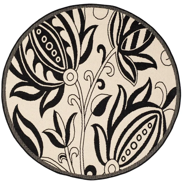 Safavieh Courtyard CY2961-3001 6&7x22 x 6&7x22 Round Natural - Brown Area Rug