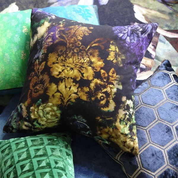 Designers Guild Tarbana Midnight Decorative Pillow 20x22 x 20x22
