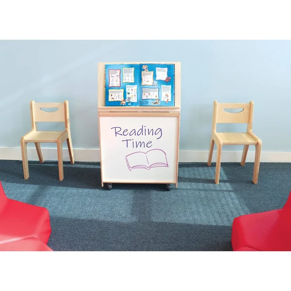 Whitney Brothers WB6255 Big Book Display with Write & Wipe Back