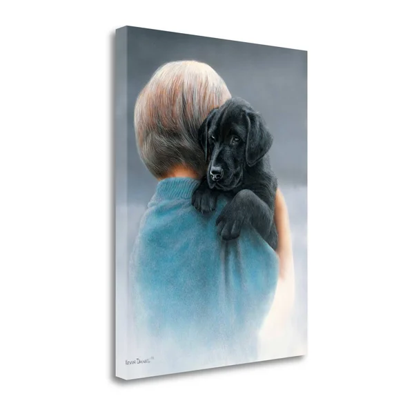 Tangletown Fine Art Sharing by Kevin Daniel - Fine Art Giclee Print on Gallery Wrap Canvas, 20x26x22