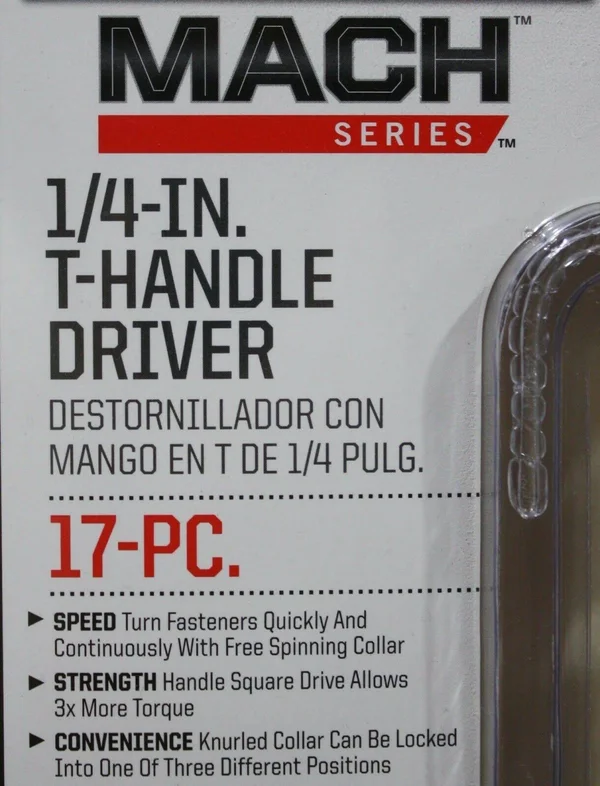 Craftsman Mach T Handle Driver 17 PC