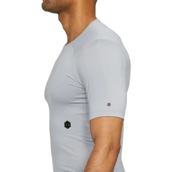 Under Armour Men's Rush Compression Short Sleeve Shirt - XXL, Gray