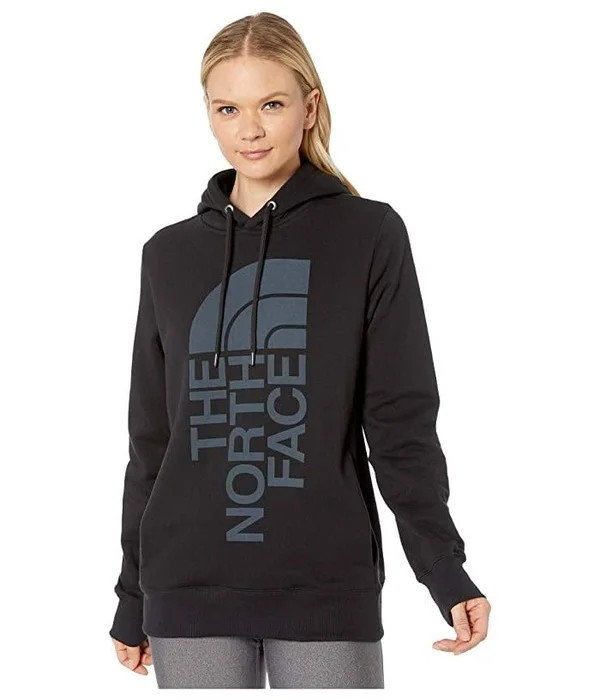 The North Face Trivert Pullover Hoodie - Women's L Pink Clay/TNF Black