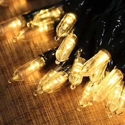 Outdoor String Lights Christmas Lights - Magotan 50 LED Battery Operated String Lights Fairy Lights for Christmas Tree Wedding W