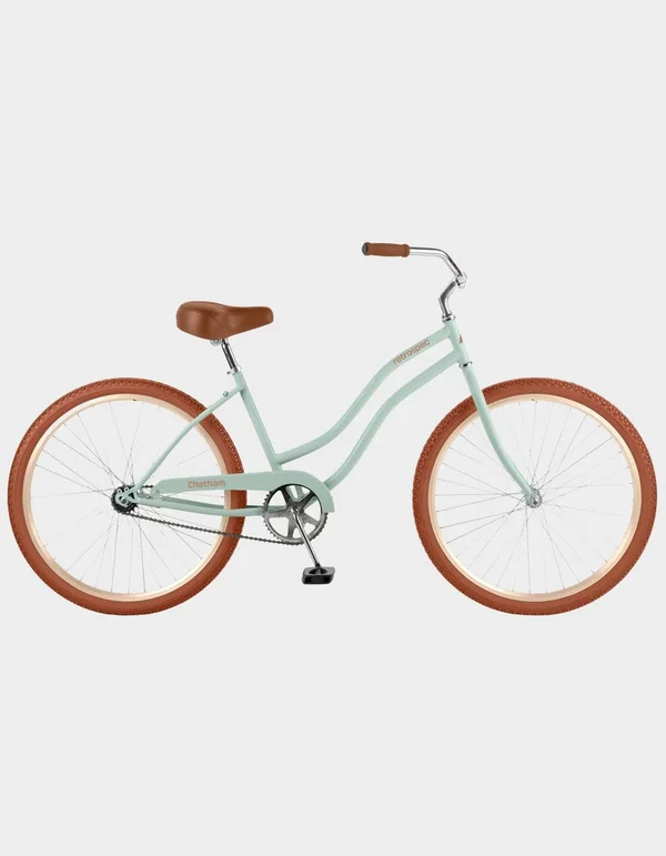 Retrospec Chatham 26x22 Moss Step-Thru Beach Cruiser Bike - Moss - One Size