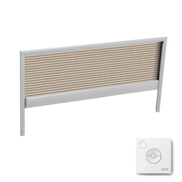 Velux FSCC 4622 1155 Solar Double Pleated Blind, Beige