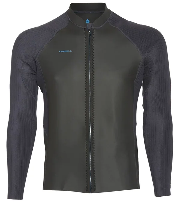 O&Neill Blueprint 2 mm Front Zip, Black/Black, Small