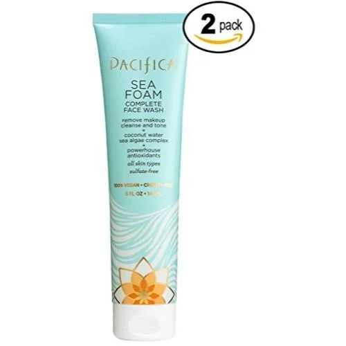 Pacifica Sea Foam Complete Face Wash with Marine Extracts, Coconut Wat