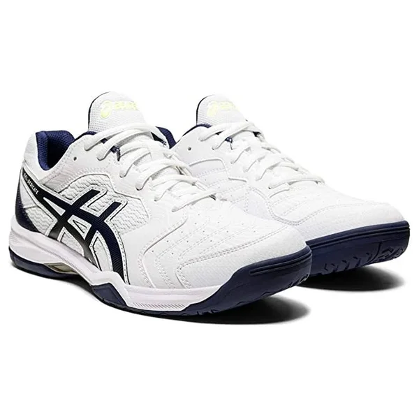 Asics GEL-Dedicate 6 (White/Silver) Men's Tennis Shoes