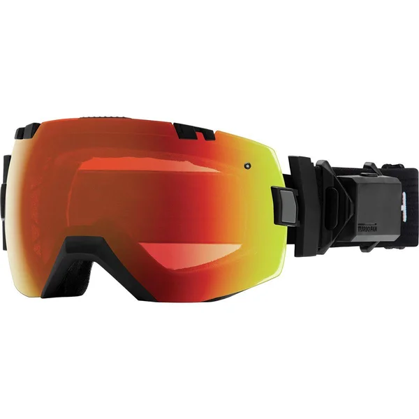 Smith I/OX Turbo Fan Goggles - Chromapop Everyday Red Mirror Lens Black